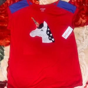 Red Sequin Flip, Kids T-Shirt! New With Tags!